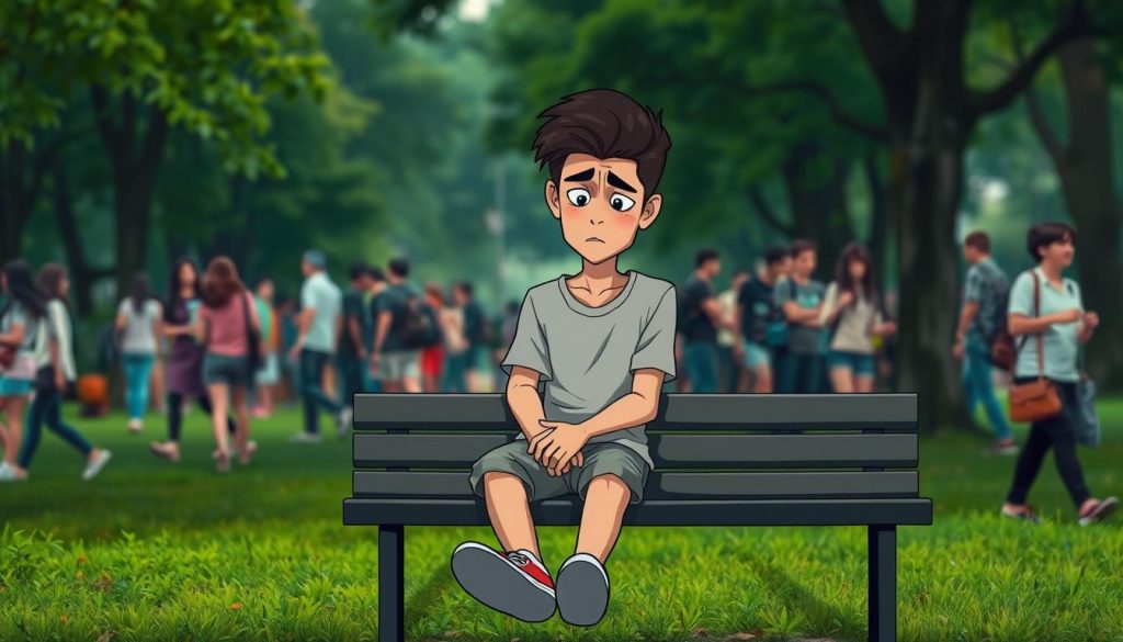 social anxiety and isolation