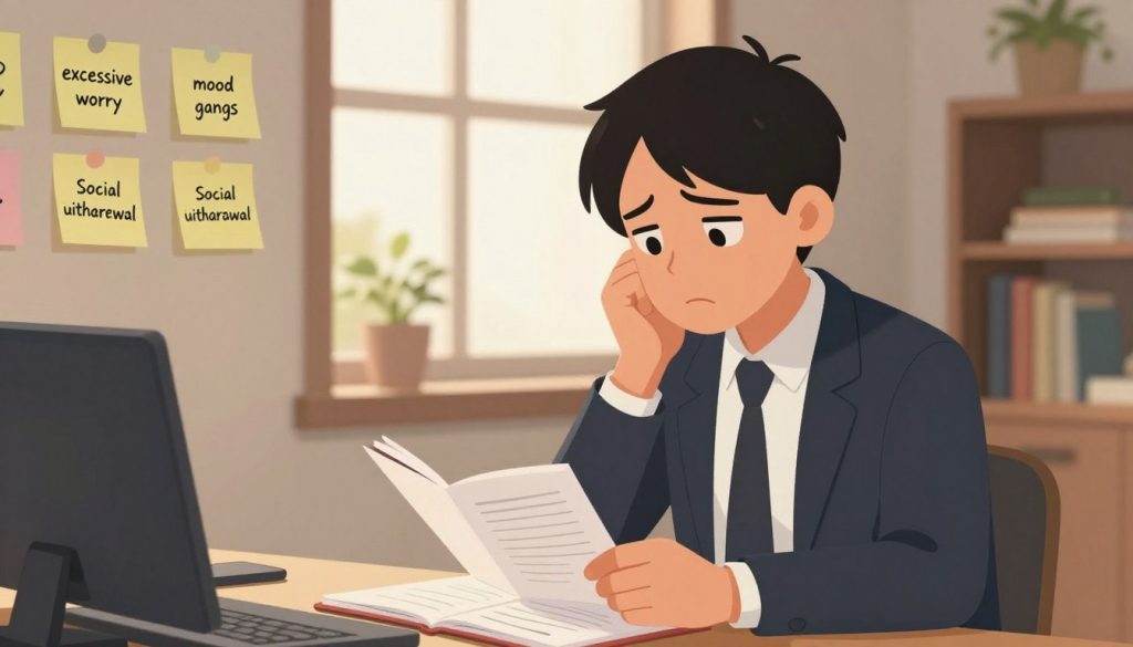 early signs of mental health