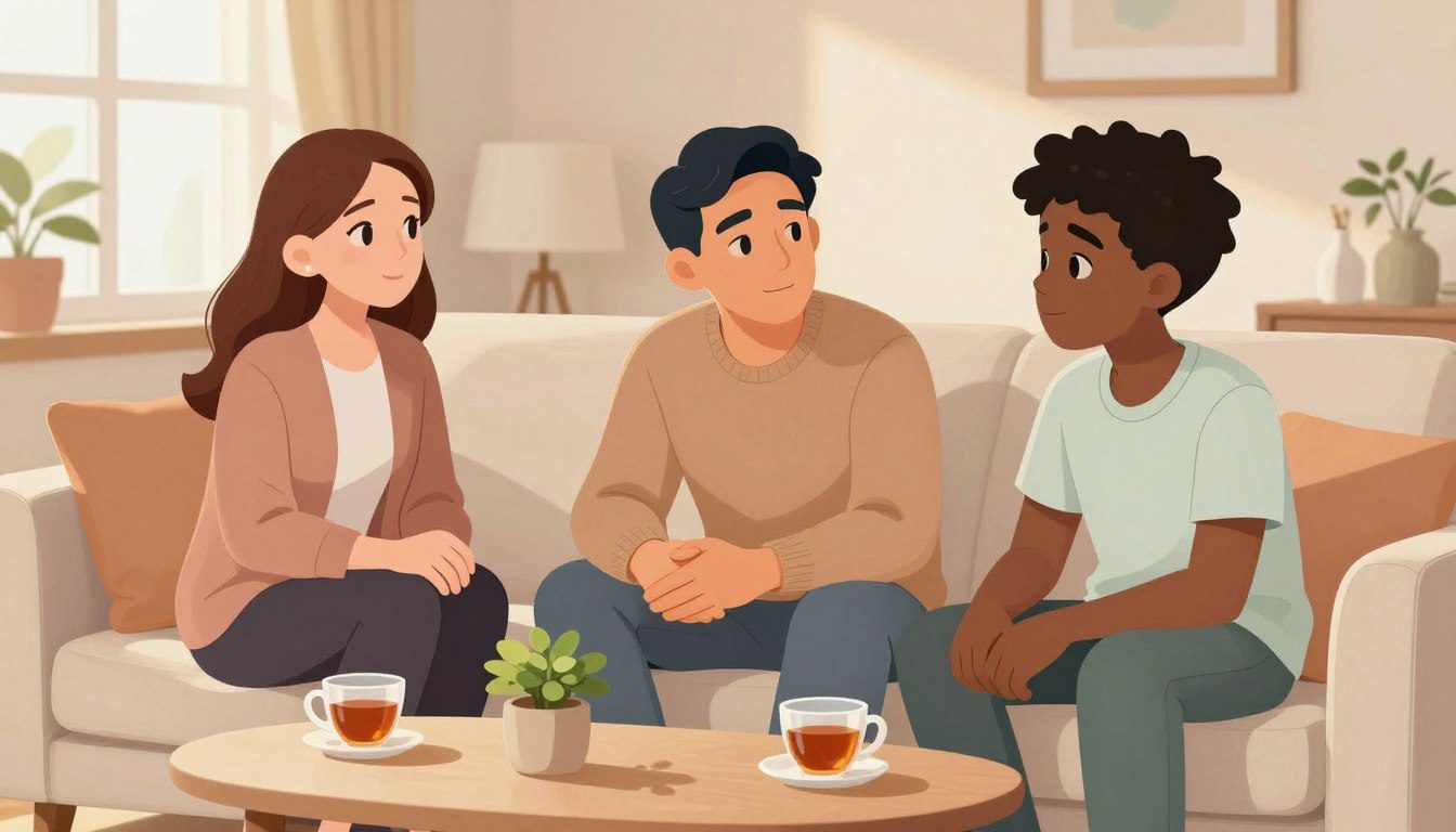 how to talk about mental health with family
