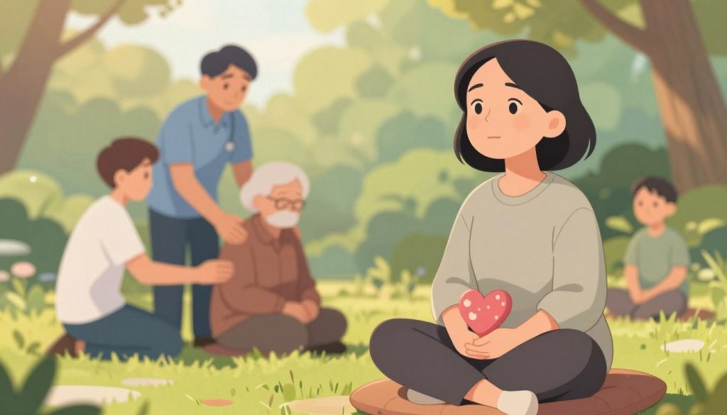 mental health impact of caring for others