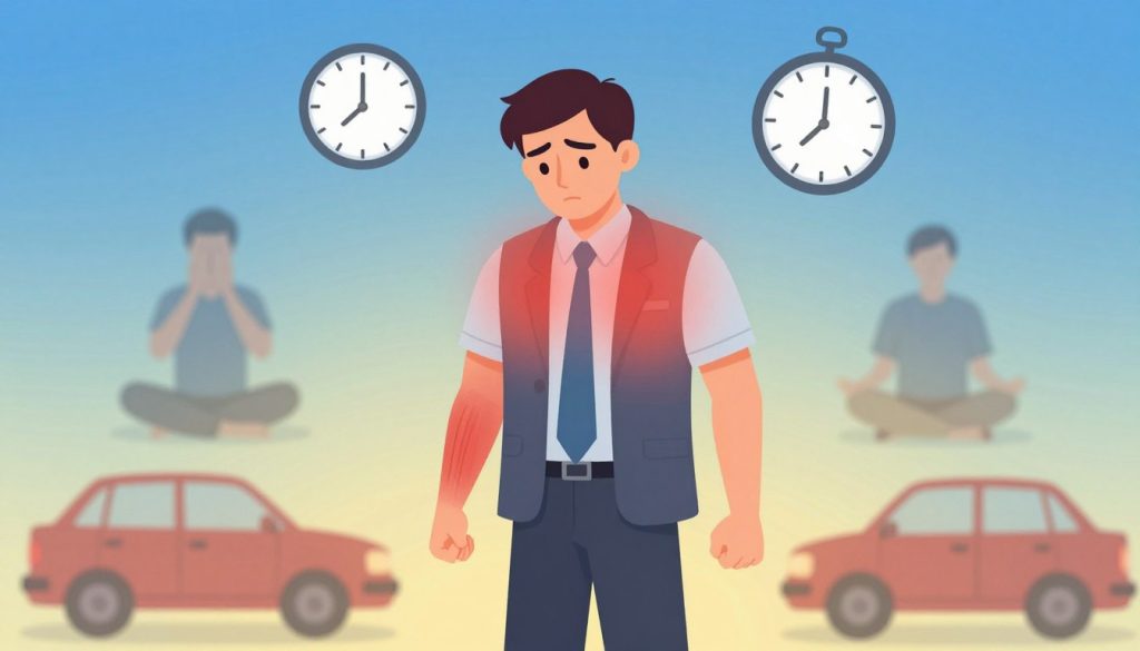 stress definition and body response illustration