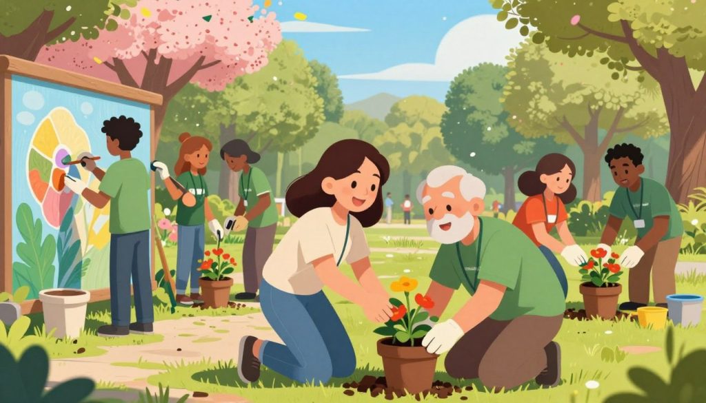 How volunteering builds confidence