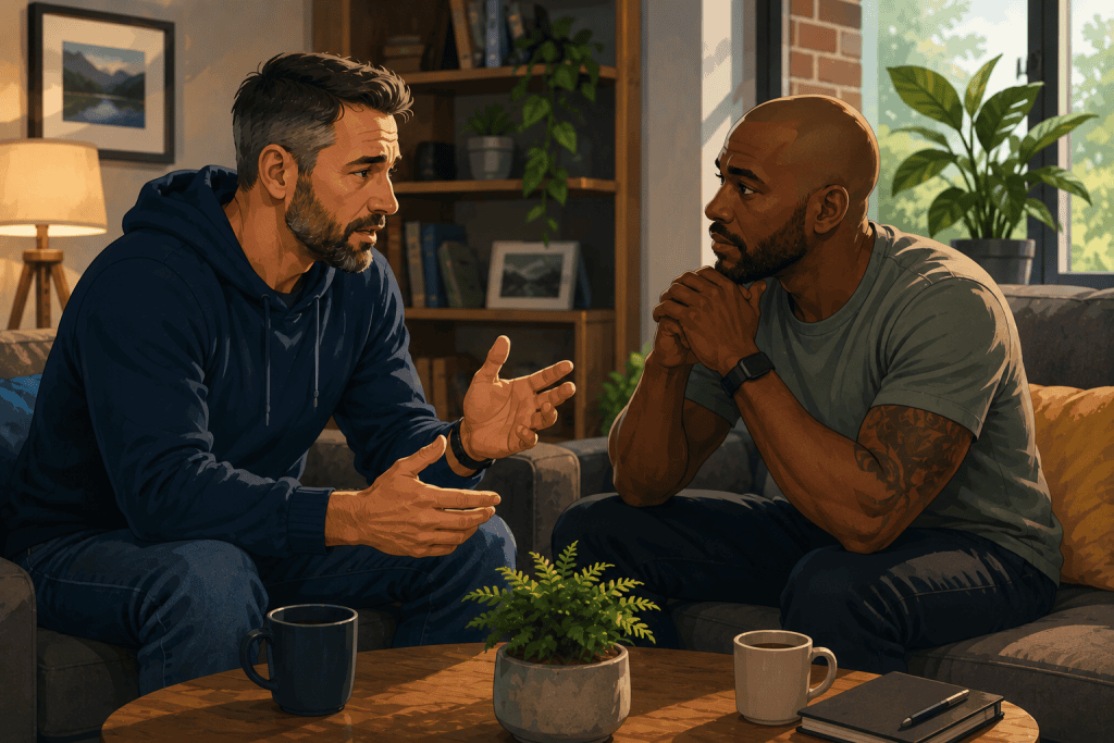 How Talking Can Help Men Take Back Control
