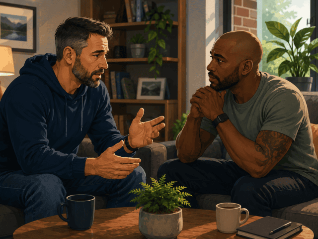 How Talking Can Help Men Take Back Control